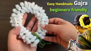 Crochet Gajra 🧶💚💛 || Crochet garland for hair accessories