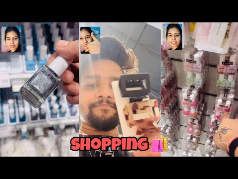 He is doing shopping for me 🙈 | couple shopping | vishu aly #vlog #longdistancerelation #viral