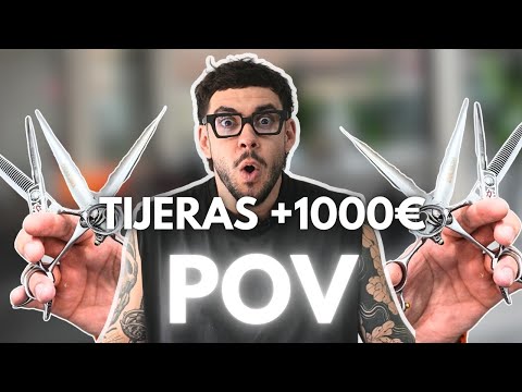 +1000 EUROS unas TIJERAS de BARBERO? Vlog Gori Barber