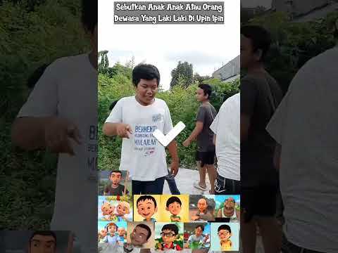 Sebutkan Karakter Laki Laki Di Upin Ipin #shorts