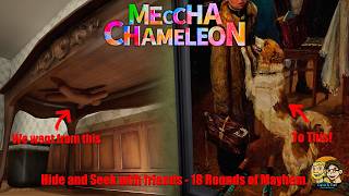 Hide & Seek with our friends!  |  Meccha Chameleon: 18 rounds with 11 people.