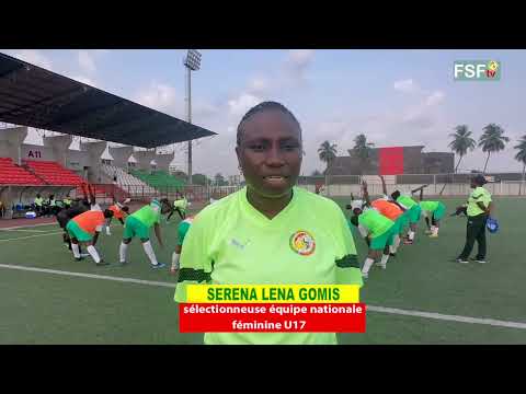 Entraînement officiel des lioncelles U17 à Abidjan