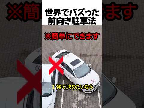 世界でバズった簡単前向き駐車#shorts