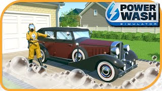 Cleaning a Vintage Car to Shine! 🚗✨ | PowerWash Simulator 🏠👟 | FuturLab | Square Enix | HayDay
