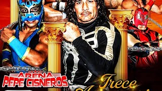 Volador, Hijo del Volador y Rayo Tapatío vs Misterioso, Tamuz y Lazzerman ARENA PEPE CISNEROS/13 ANI