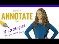 Effective Annotation Techniques for Enhanced Reading Comprehension