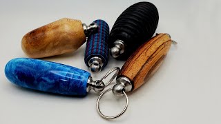 Woodturning | Decorative Loops For Keychains