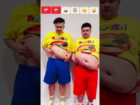 120kgの双子キュートダンス【BIGコラボ】　#dance #shorts #シャルロット #ンダホ