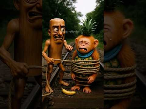 Revenge story:tungtungtungsahur vs orangutini ananasini #tungtungtungsahur #cartoon #brainrot #story