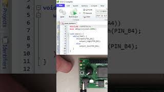 Push Button with the CCS C Compiler