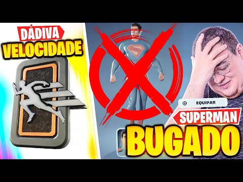 NÃO RECEBI A NOVA SKIN do SUPERMAN BUGOU! Mas essa DÁDIVA é MUITO BOA! 💥 FORTNITE