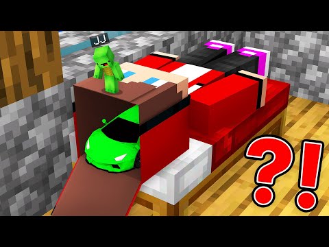 Mikey Found a Secret Car Inside JJ in Minecraft (Maizen)