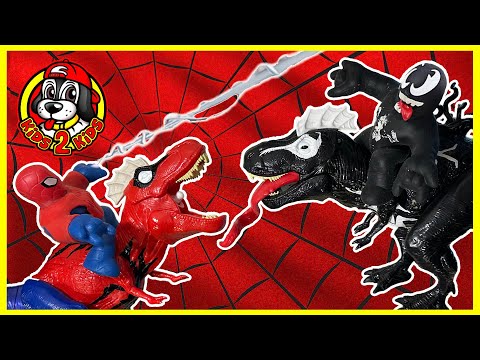 Goo Jit Zu 🕷 SPIDER-MAN Across the SPIDER-VERSE Saves MILES MORALES (Rise of VENOM)