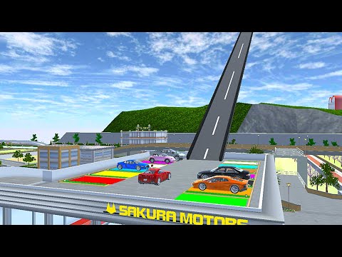 Tanjakan Sakura Motor ke atas Pulau Cinta 🤣 sakura school simulator