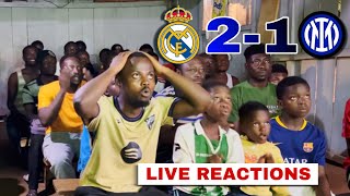 REAL MADRID 2 - 1 INTER MILAN | Live Match Reactions 