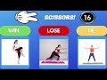Exploring Rock Paper Scissors in Virtual Physical Education