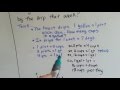 Measurement Conversions and Water Usage