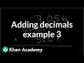 Adding Decimal Numbers and Place Values