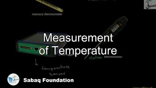 Measurement of Temperature