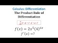 Differentiation and Product Rule Concepts