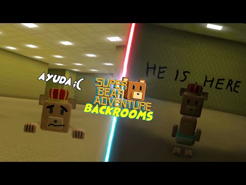 ESTOY ATRAPADO EN LOS BACKROOMS DE SBA!! //Super Bear Adventure 10.1.1
