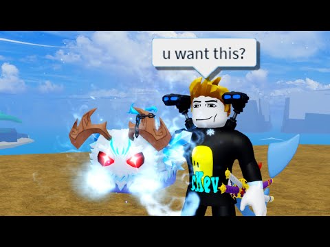 He tried to scam my Yeti Fruit (Blox Fruits)