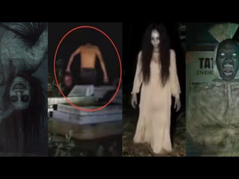 10 PENAMPAKAN HANTU KUNTILANAK TERSERAM DUNIA DAN POCONG | PENAMPAKAN TERSERAM DAN TERJELAS