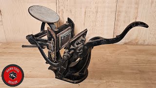 Antique Business Card Letterpress [Restoration]