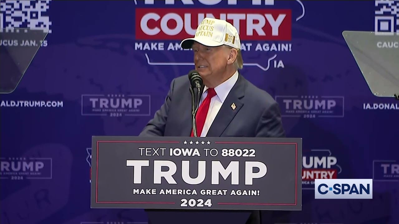 Former President Donald Trump in Iowa: “Even if you vote and then pass away, it’s worth it.”