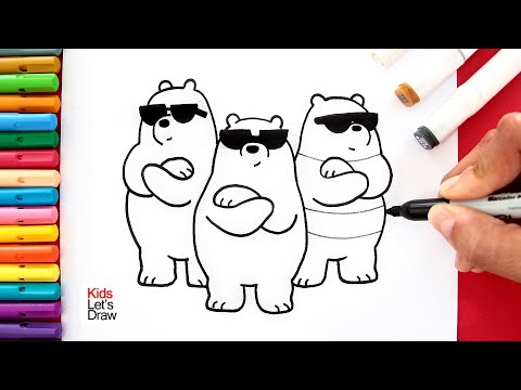 Dibujando a los OSOS ESCANDALOSOS con Estilo | Drawing WE ARE BEARS with Style