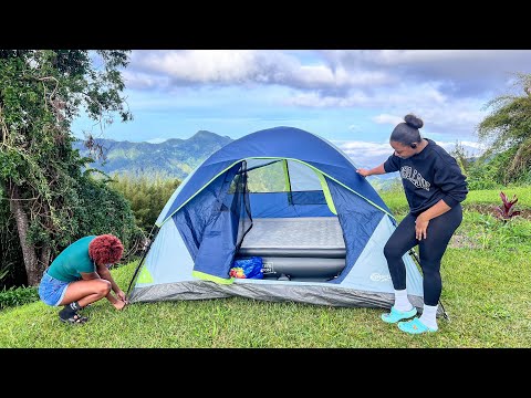 24 Hour Off Grid Camping in Jamaica