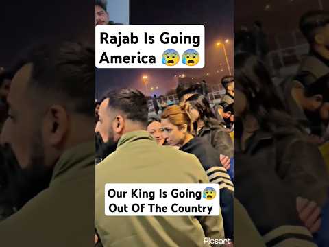 Rajab Butt Is Going America Today😰😰😱#ghazal #rajab #rajabfamily #raja @rajabbutt94@i.haiderr