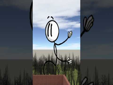 Destroying Stickmin in Big Maze Nextbot Gmod