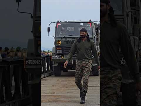 पल भर में 🌁पुल, और हर दिल ❤️में गर्व – भारतीय👮‍♂️ सेना  #army #patriotic #bridge #jammu
