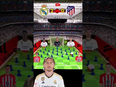 REAL MADRID vs ATLETICO MADRID | LA LIGA HIGHLIGHTS | MARBLE FOOTBALL |02/04/24| #espn #asmr
