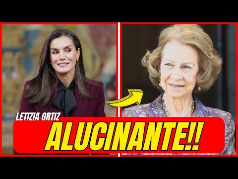 Doña Sofía SOLICITA VIAJAR a Valencia y Letizia Ortiz se NIEGA en ROTUNDO