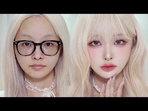 같은 사람 맞아,,?🏋🏻‍♀️💥 성형급 메이크업 스킬 차력쇼🍒| 요즘 바뀐 추구미에 대한 이야기💬 | 눈 2배 키우는 애교살, 뒷트임, 속눈썹 Tip