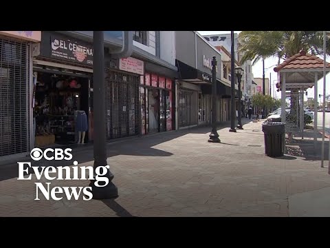 YouTube video thumbnail: California City With High Latino Population Brought to Standstill by ICE Raids