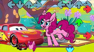 [SWAP] FNF My Little Pony vs Pibby McQueen Sings Bluey Can Can | FNF Mods