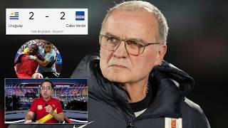 La Celeste de Marcelo Bielsa igualó con los africanos y se complicó | Uruguay 2-2 Cabo Verde