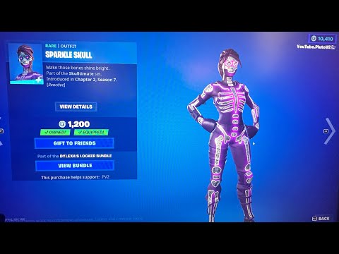 Fortnite Item Shop RARE SPARKLE SKULL SKIN IS BACK! [October 3rd, 2023]