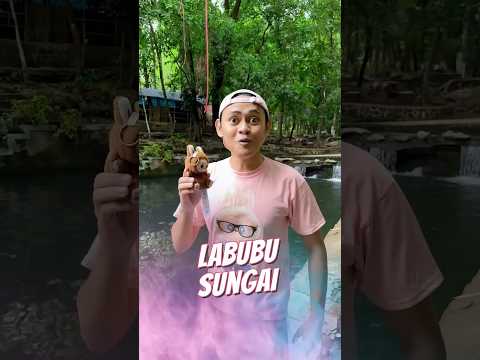 Labubu Renang di Sungai 🏊