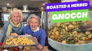 We Roasted Gnocchi and Flooded the Kitchen 😅 | Plant-Based Dinner Recipe