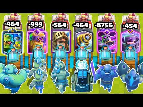 CUAL CARTA HACE MAS DAÑO ANTES DE CONGELARSE? | CLASH ROYALE