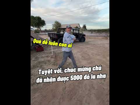Cách anh chàng này làm thử thách trị giá 5000 đô la 🤑 #oanhn #funny #haihuoc