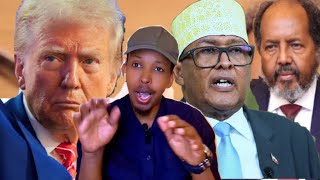 DONALD OO KA HADLAY SOMALIA IYO SOMALILAND MAANTA 