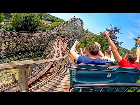 Loup-Garou, Walibi Belgium, Vekoma Wooden Roller Coaster