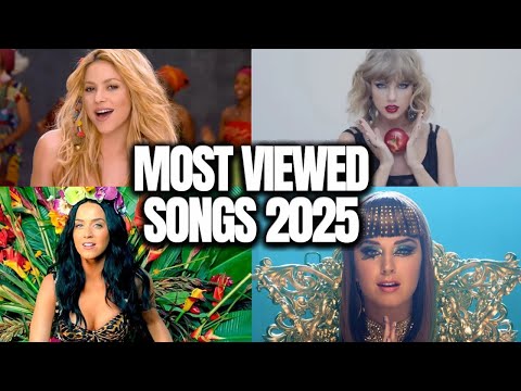 TOP 20 Most viewed SONGS by female artists and female-fronted groups! FEB 2025!