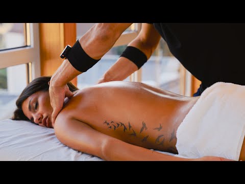 Full Back Massage Techniques ASMR