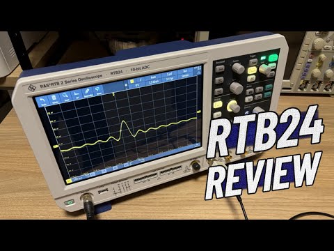 OSCILOSCÓPIO RTB24 da Rohde & Schwarz! Vídeo review